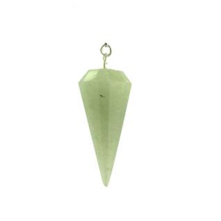 Péndulo hexagonal Cuarzo Verde 3cm aprox.